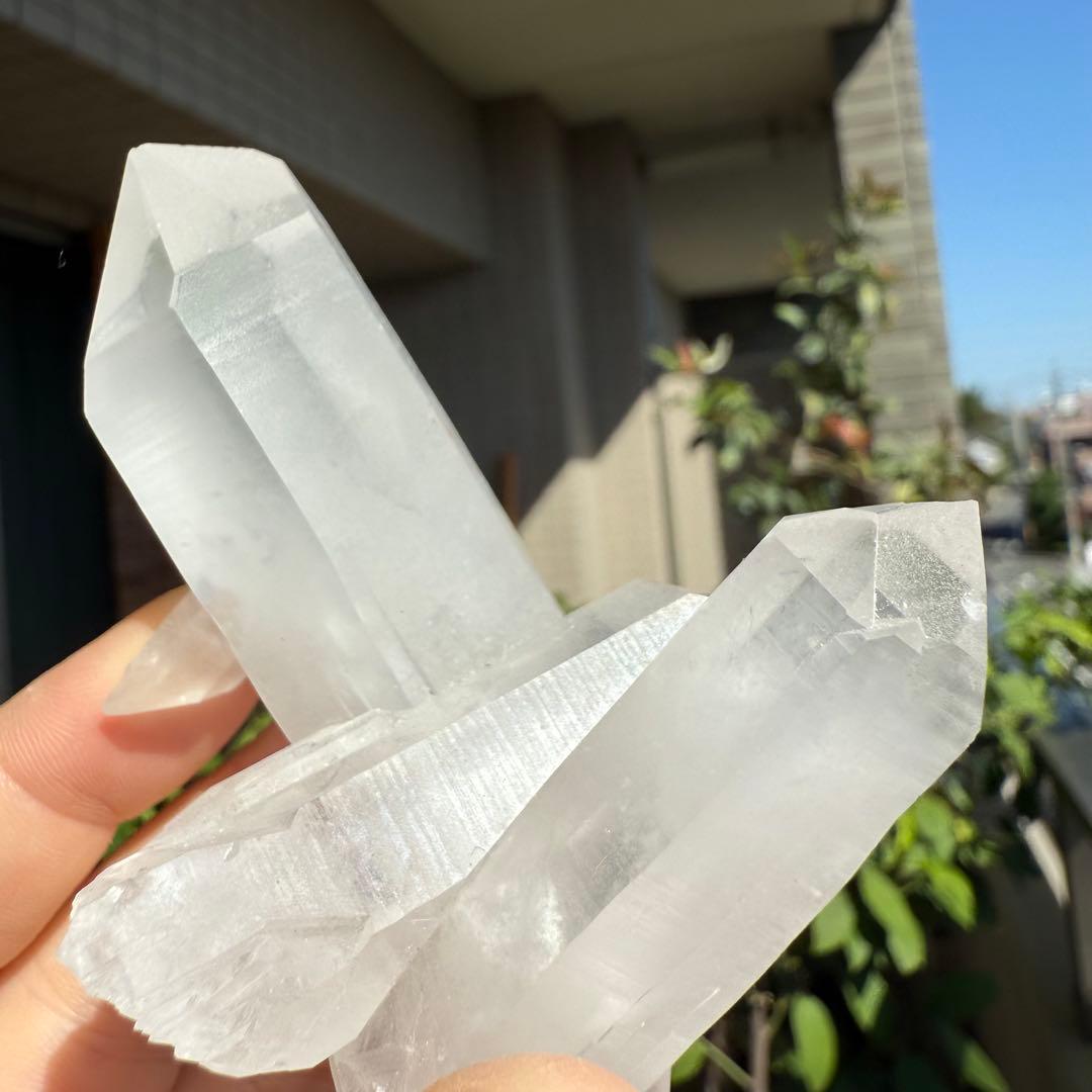 自然色　水晶クラスター モリオン　14個セット　1kg 水晶　原石　自然石c2