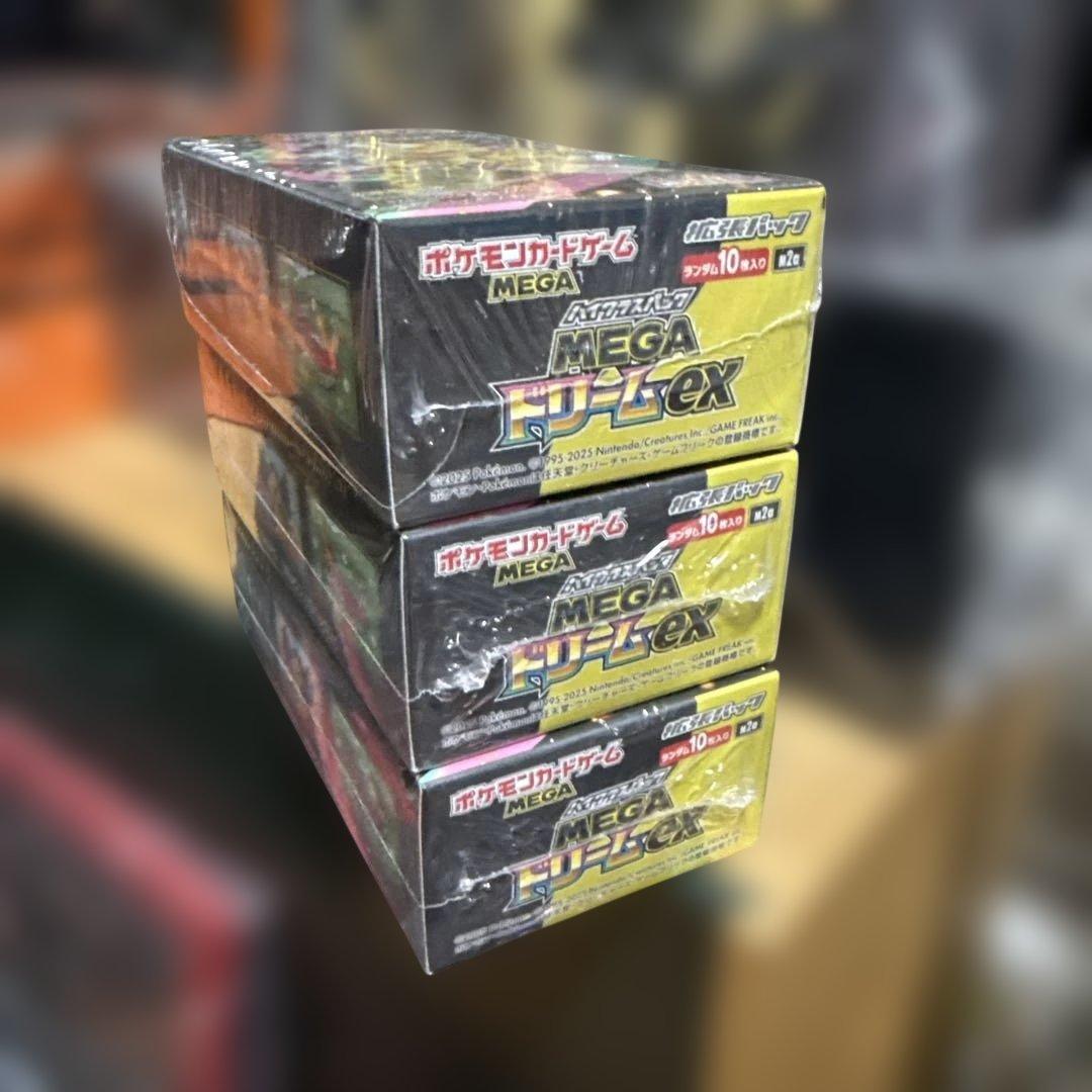 ポケモンカードゲーム MEGAドリームEX シュリンク付き3BOX