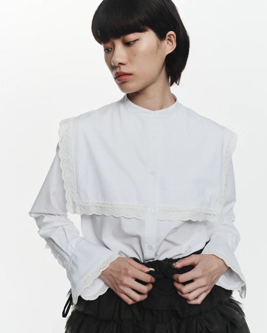 Bibiy. LUCIA COLLAR BLOUSE 新作 新品 タグ付き