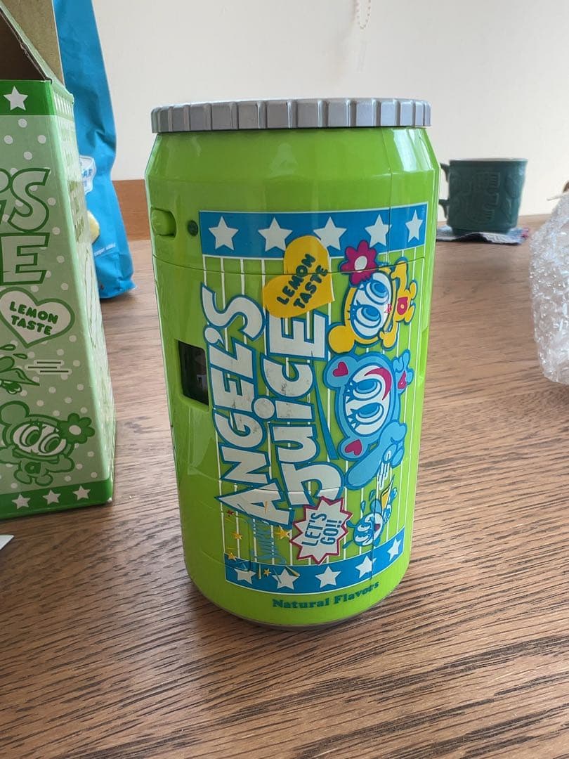 新品未使用　エンジェルブルー　激レア　ノベルティー　ジュース　カメラ