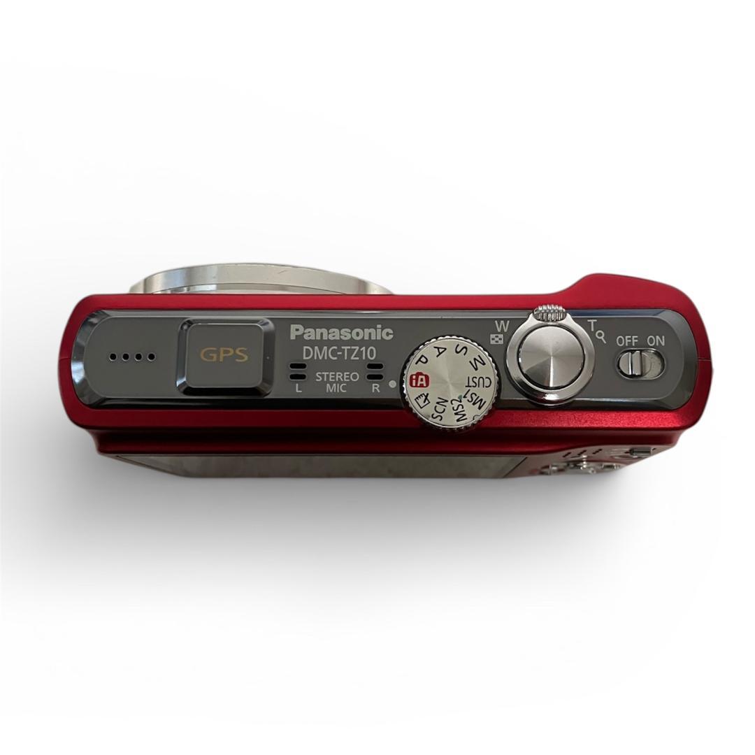 VW【動作確認済】Panasonic LUMIX DMC TZ10　レッド