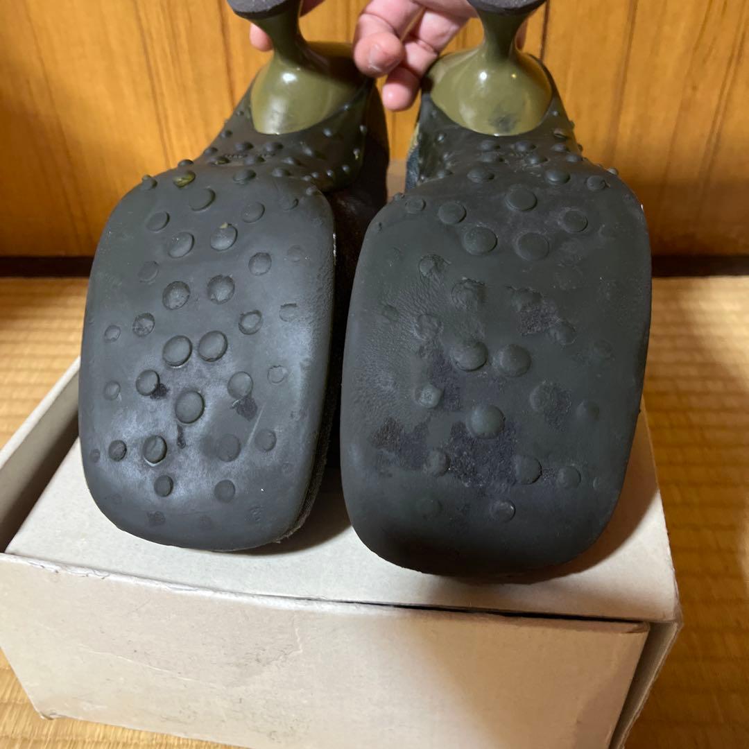 ミュウミュウ　パンプス　25cm カーキ　緑