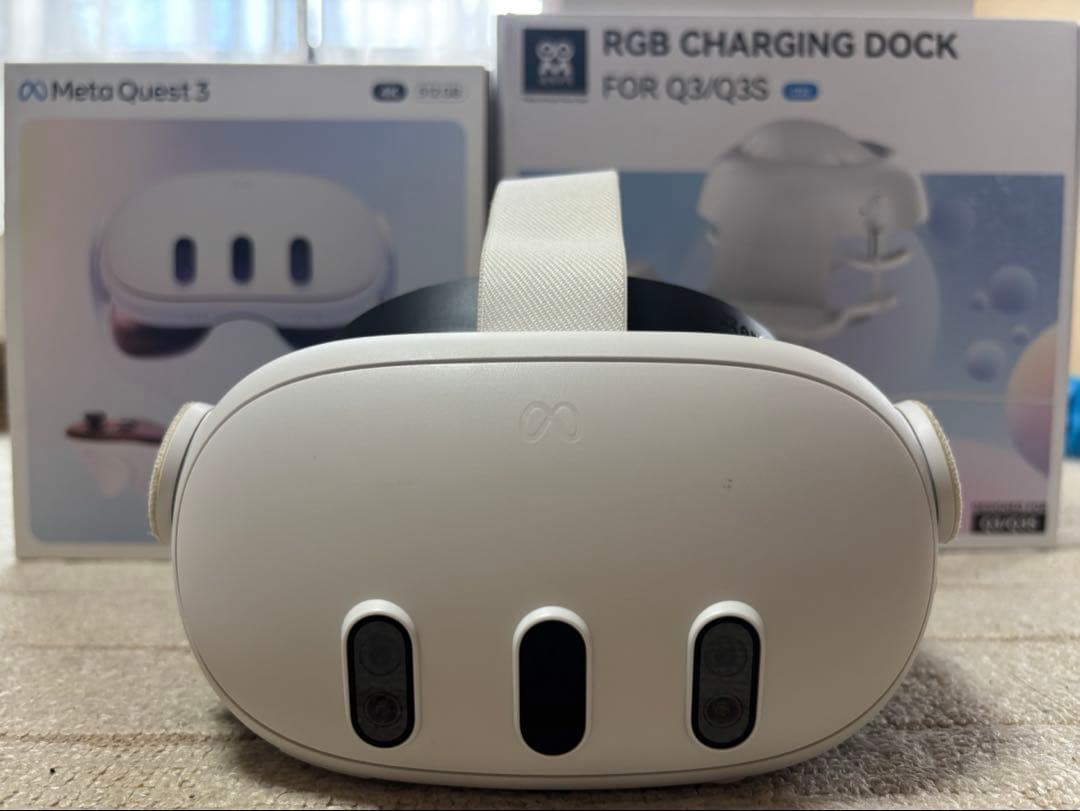  quest 3 512GB フェイスカバー&充電ドッグ