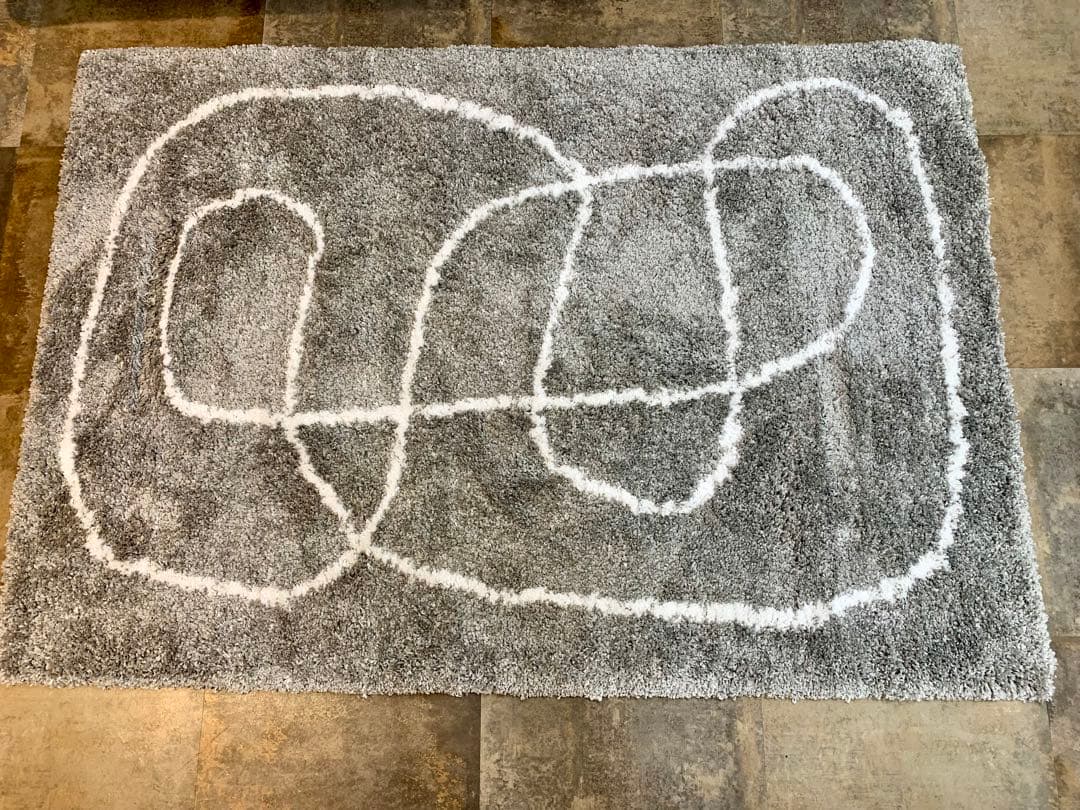 【美品】LOWYA ロウヤ　ラグカーペット　120×170【引き渡し可】