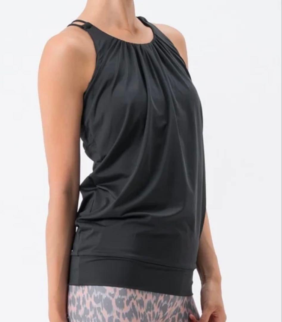 SUKALA フロントギャザークロスキャミソール