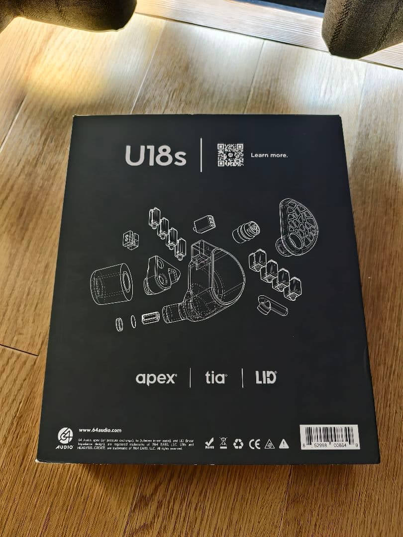 イヤホン 64audio u18s