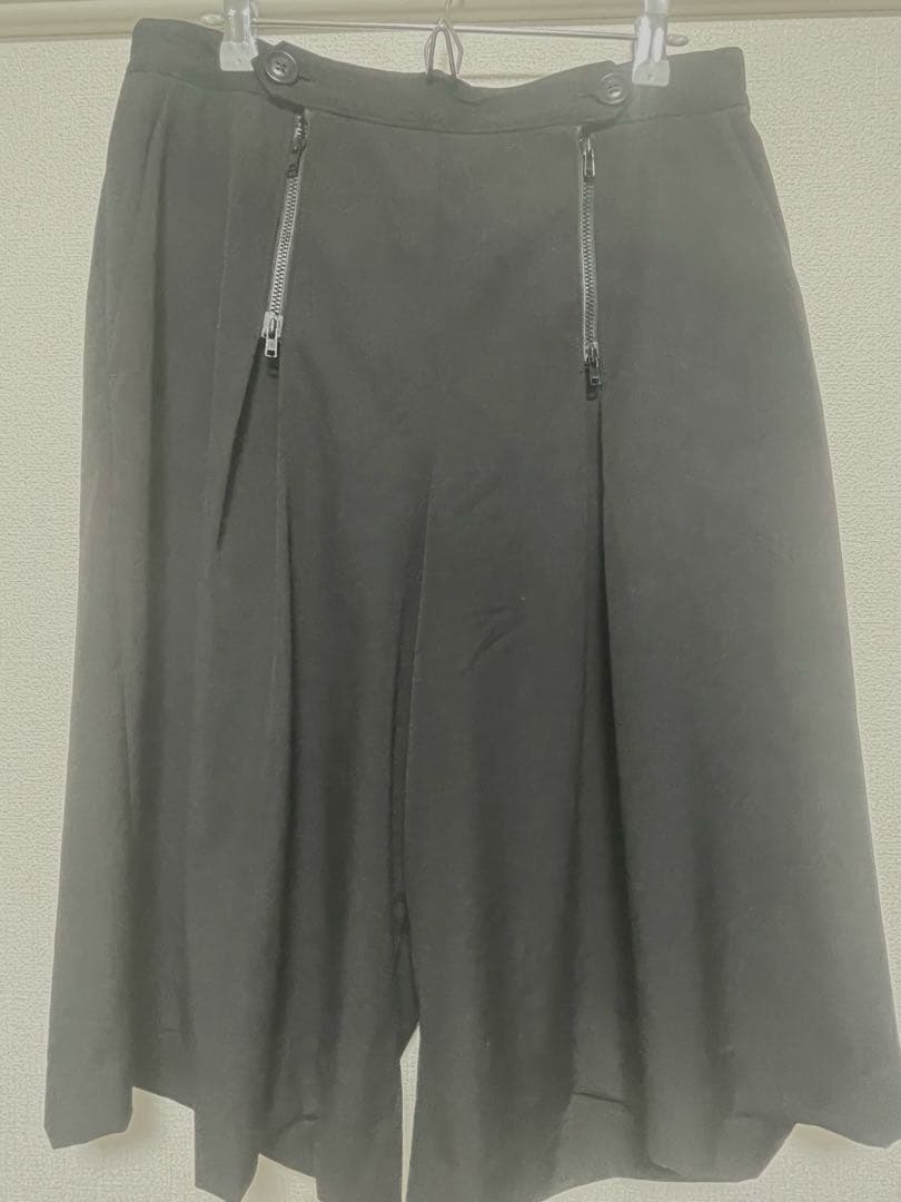 Y’s 25aw WOOL GABARDINE ZIP TUCKED