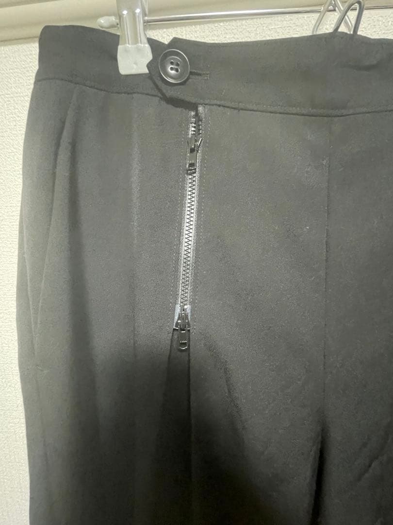 Y’s 25aw WOOL GABARDINE ZIP TUCKED