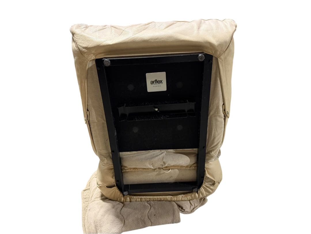 わたなべ◯⑥arflex アルフレックス マレンコ 本革 レザー 3人掛け