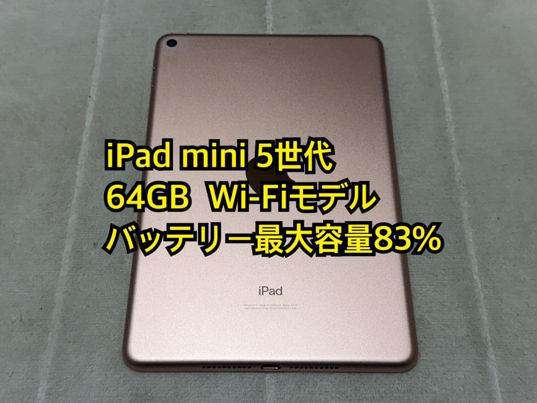 iPad mini 5世代 64GB Wi-Fiモデル