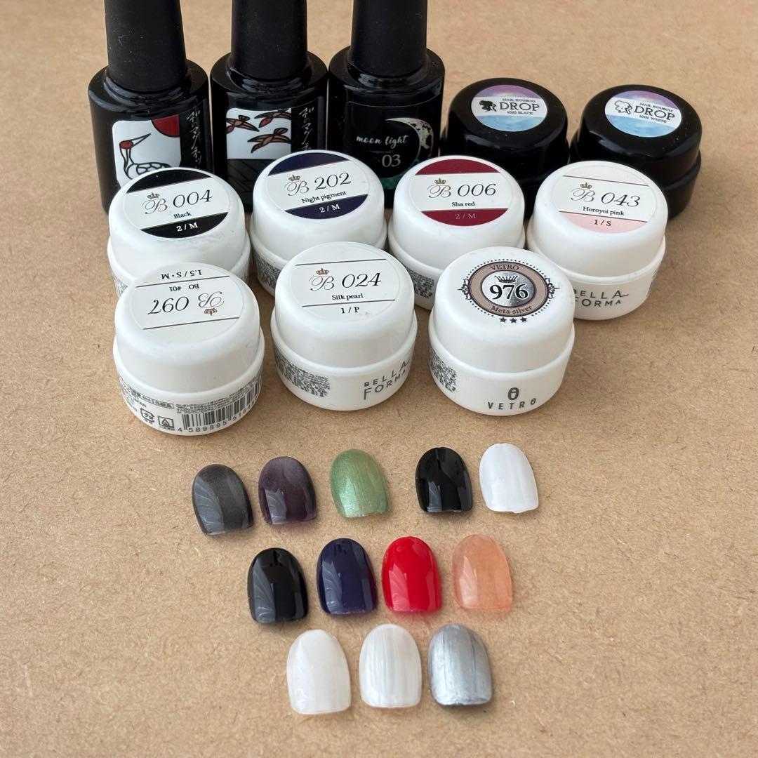 【美品】ジェルネイル用品 まとめ売り ライト付き バラ売り不可