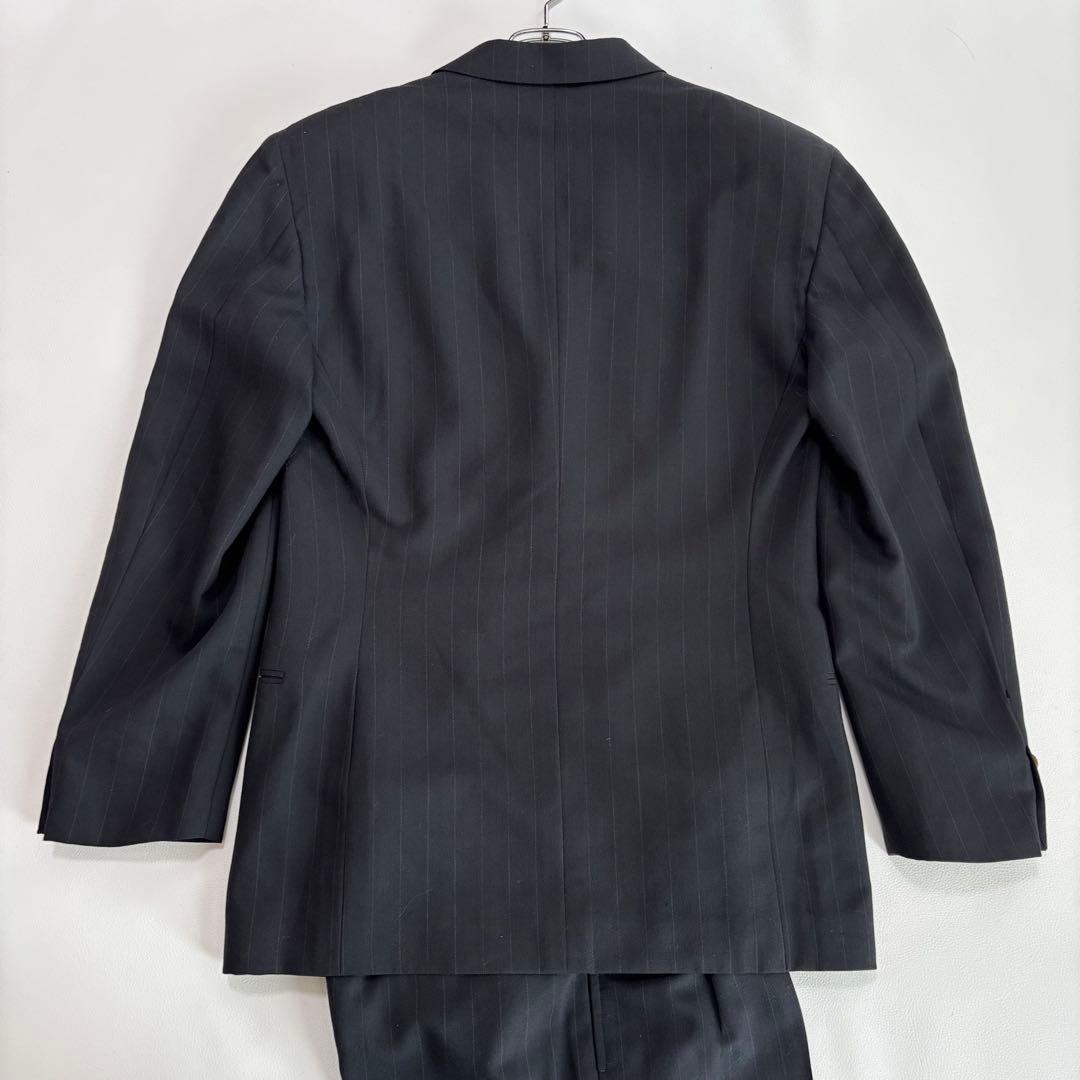 エンポリオアルマーニ ダブルレスト Lサイズ スーツ セットアップ 太ストライプ