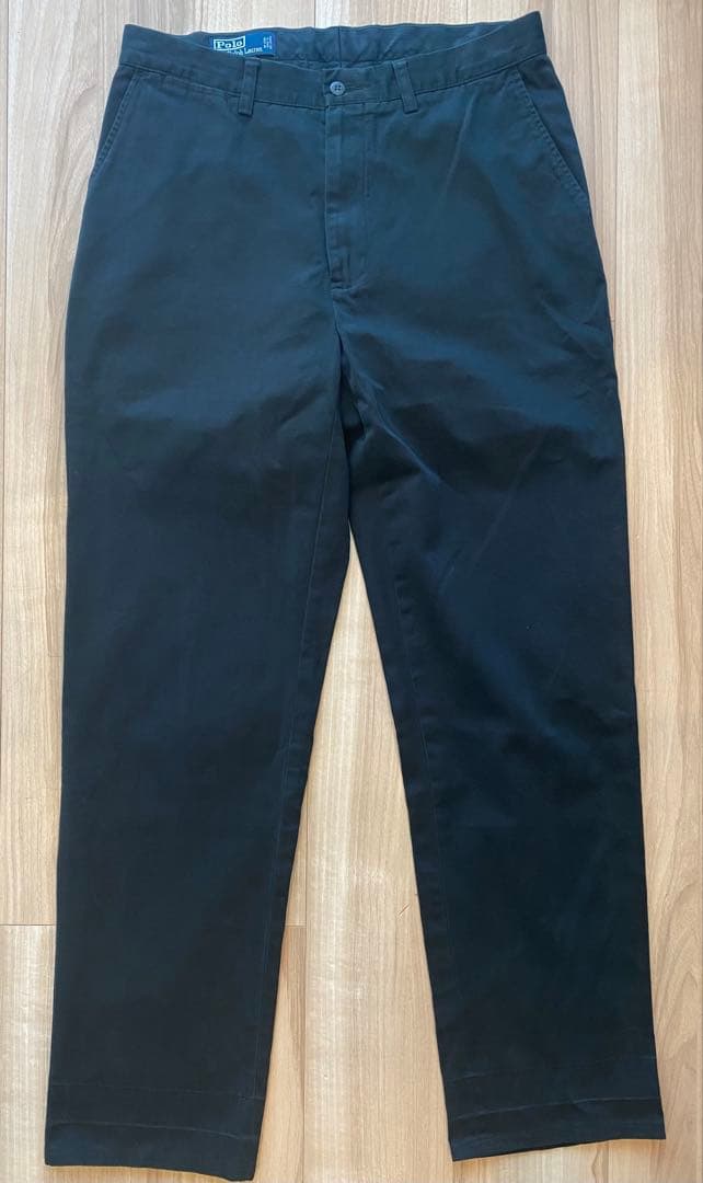 90s　ポロチノ　ブラック　ノータック　プロスペクト　W33　ラルフローレン