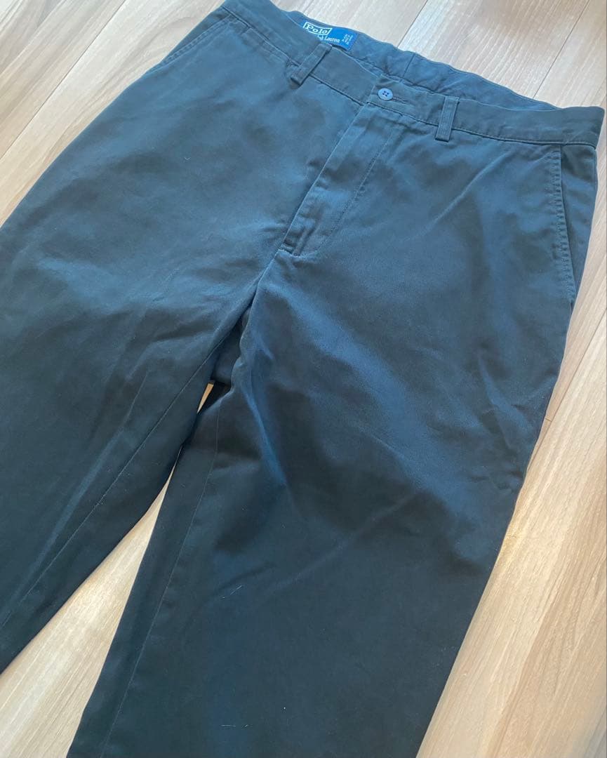 90s　ポロチノ　ブラック　ノータック　プロスペクト　W33　ラルフローレン