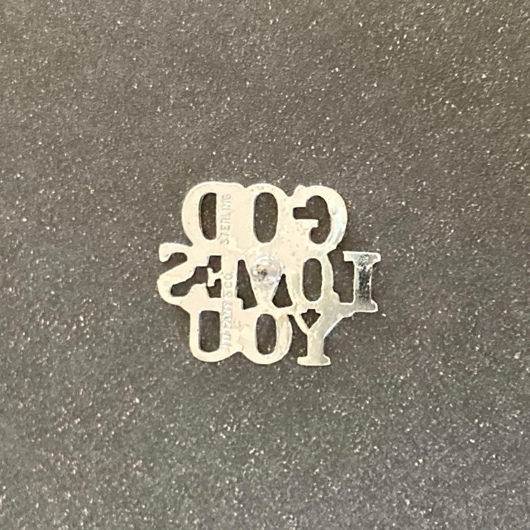 ★ラスト1点★ ティファニー GOD LOVES YOU ピンバッチ