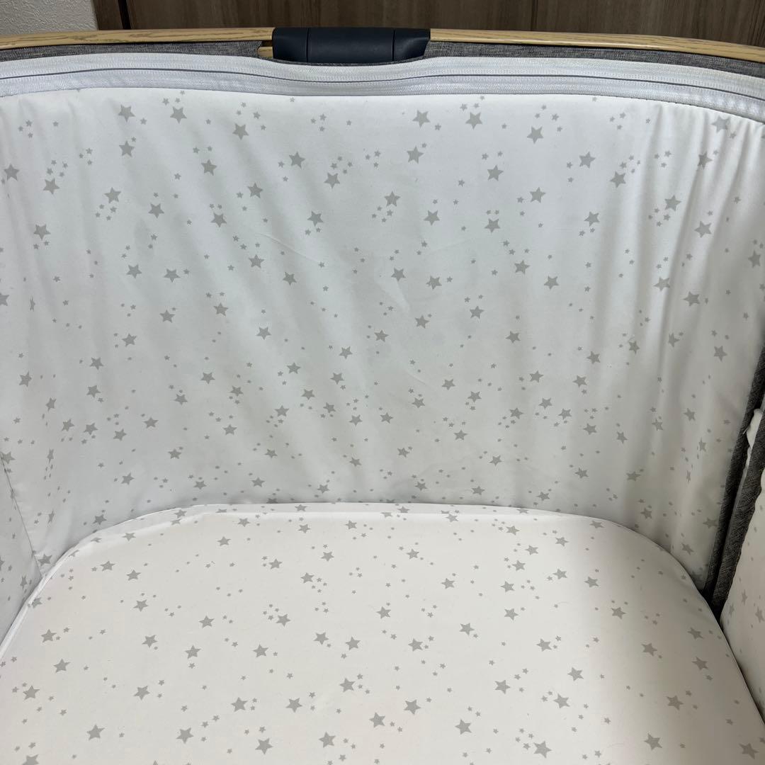 HZDMJ コンパクトベビーベッド グレー①