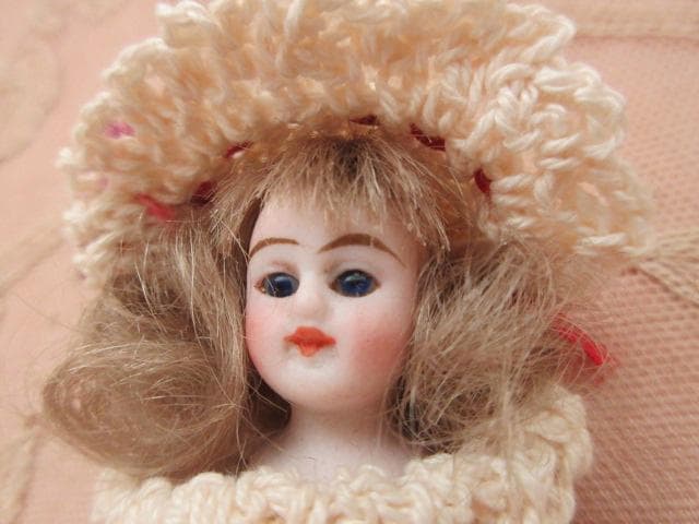 アンティーク　ミニョネット　☆　ビスクドール　ジャーマン