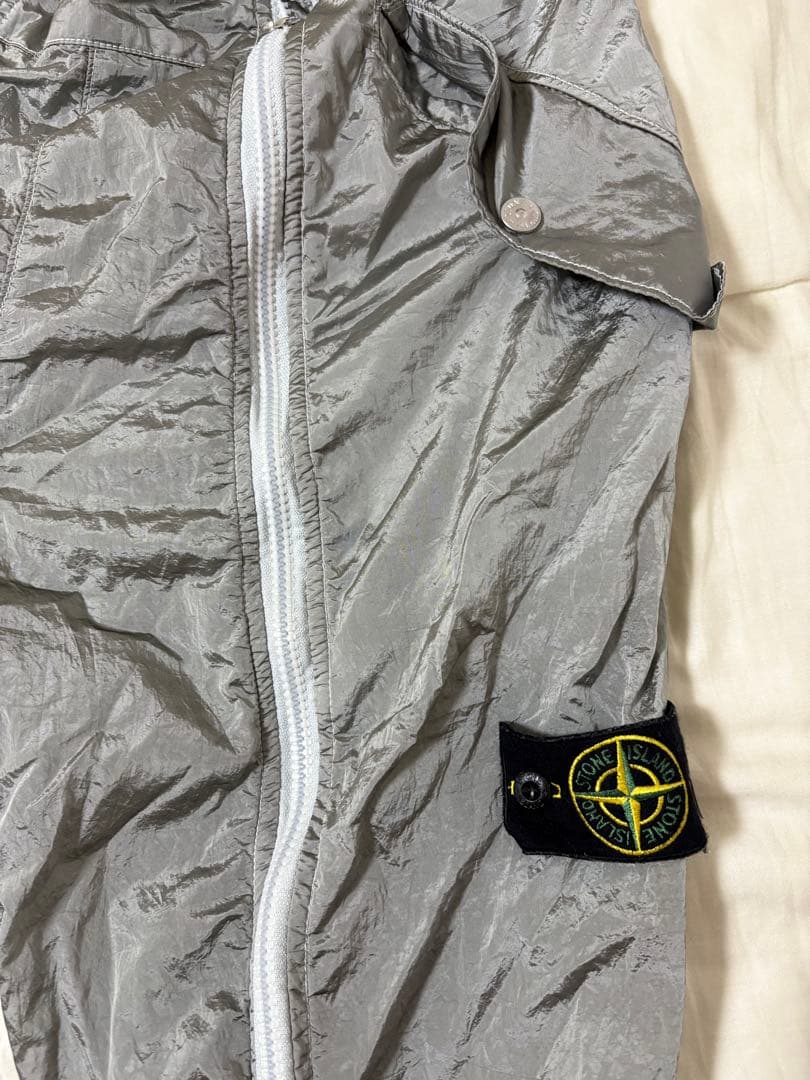 STONE  センタージップナイロンカーゴパンツ