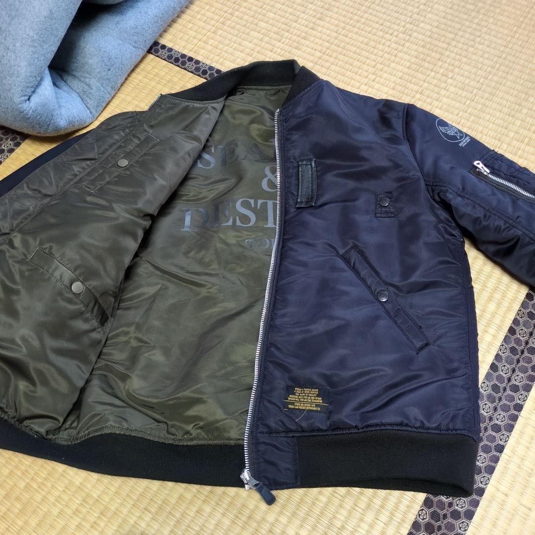 ラフアンドラゲット　リバーシブルMA-1 M〜Lサイズ美品です。