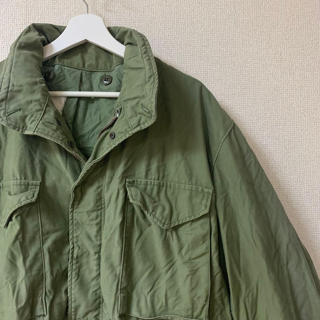 t*y様 【実物】アメリカ軍　ミリタリジャケット　M65 ブラスジッパー　カーキ