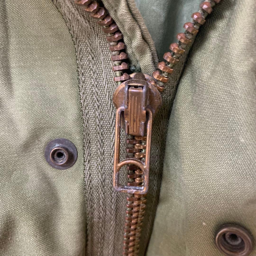 t*y様 【実物】アメリカ軍　ミリタリジャケット　M65 ブラスジッパー　カーキ