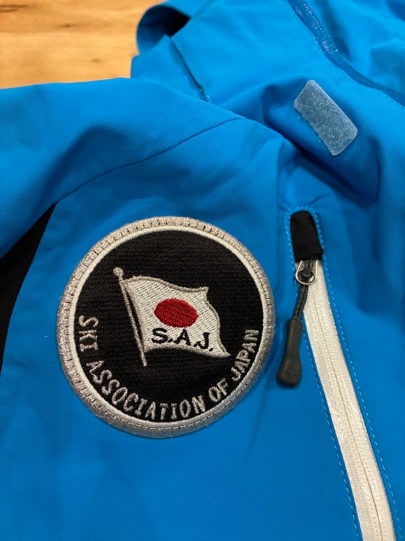 ミズノ高機能スキーウェア（SAJ）上下セットメンズLサイズ