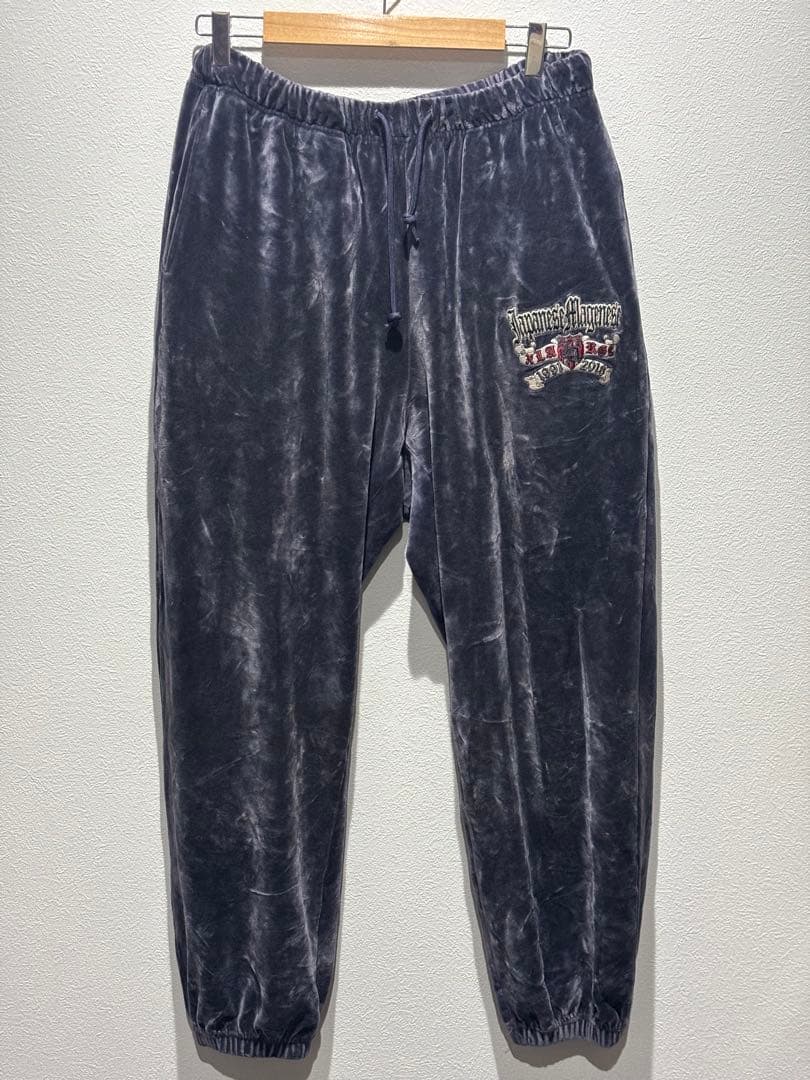 X-LARGE ジャパニーズマゲニーズ ベロア　上下セットアップ