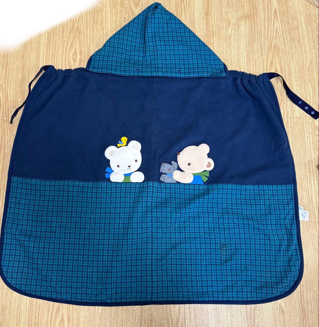 ファミリア　familiar 3WAYブランケット　抱っこ紐ケープ　おくるみ