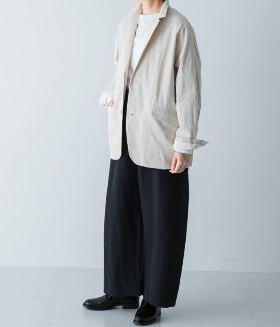 【新品・タグ付き】かぐれ　テーラードジャケット　NATURAL