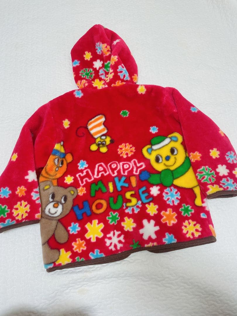 レトロ　希少　ミキハウス毛布アウター　110