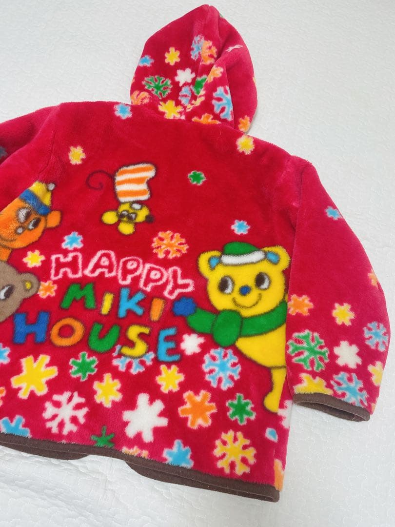 レトロ　希少　ミキハウス毛布アウター　110