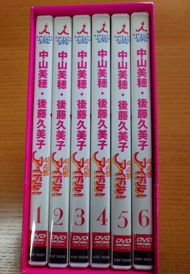 中山美穂 ママはアイドル DVD 全6巻セット 初回特典スペシャルディスク付!