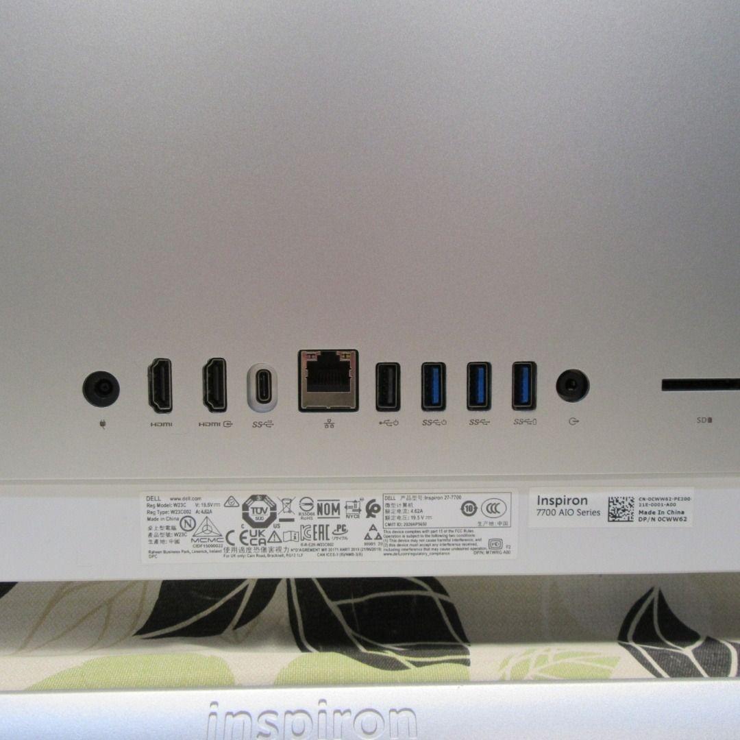 超大画面27インチWin11公式対応11世代i7/メ16G/SSD/無線/カメラ