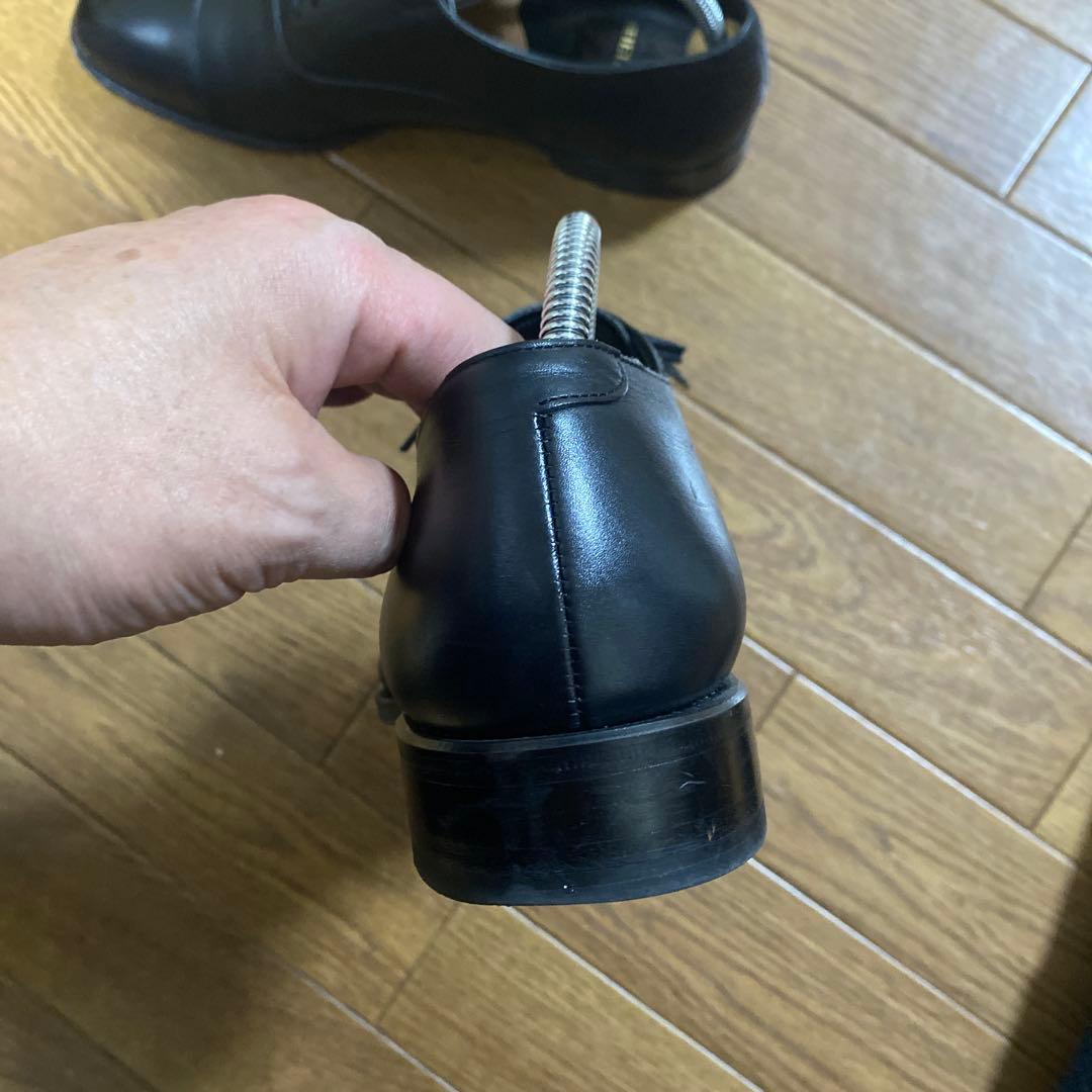 SHETLAND FOX ブラック ドレスシューズ