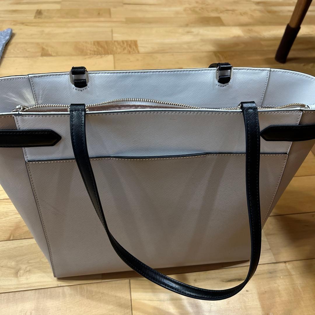 Kate Spade ベージュ ブラック トートバッグ