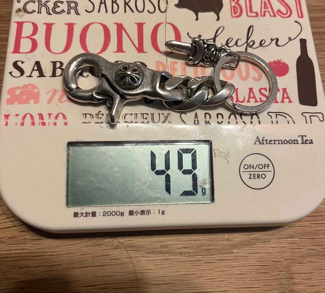 クロムハーツ クラシック キーチェーン ショート ダガー