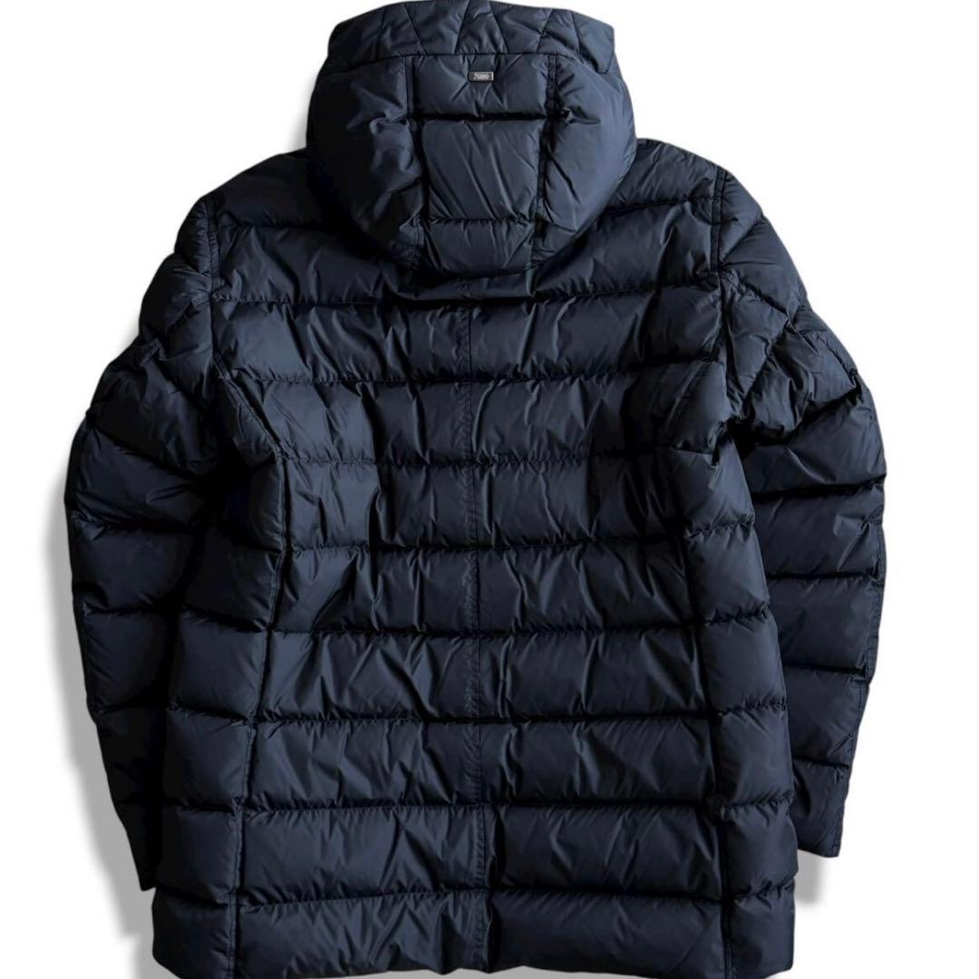 新品タグ付/XXXL HERNO ヘルノ ダウン　ネイビー 54 メンズ
