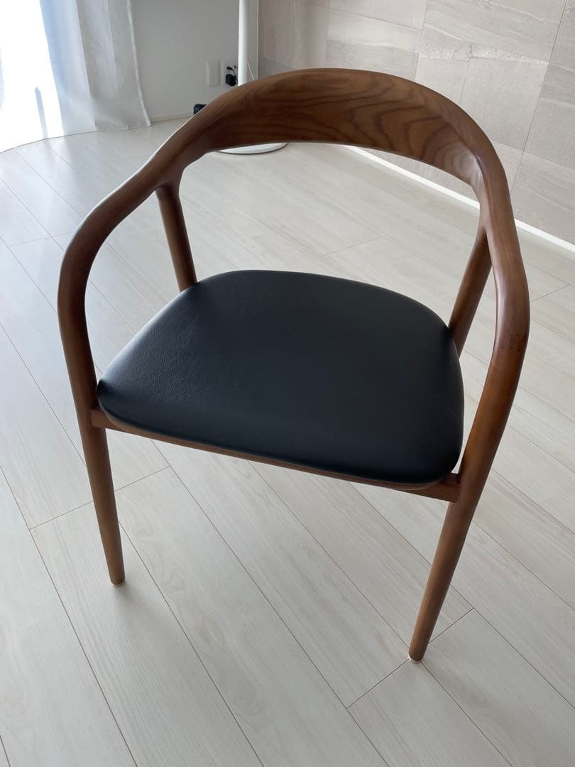 NOCEチェアC381ブラック サイズ ｜ 幅57×奥行57×高さ76(47)㎝