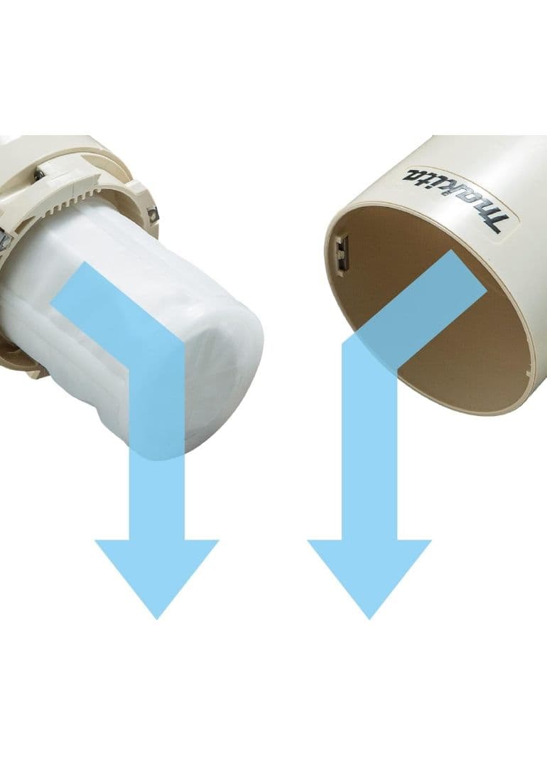 マキタ(Makita) 充電式クリーナ（アイボリー）バッテリ内蔵式 充電器付