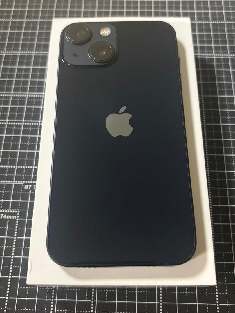iPhone 13 mini 128GB ミッドナイト 美品 バッテリー76％
