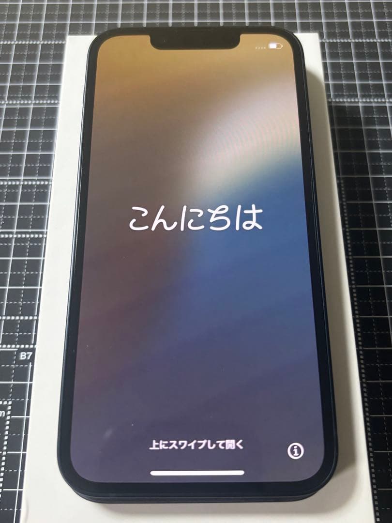 iPhone 13 mini 128GB ミッドナイト 美品 バッテリー76％