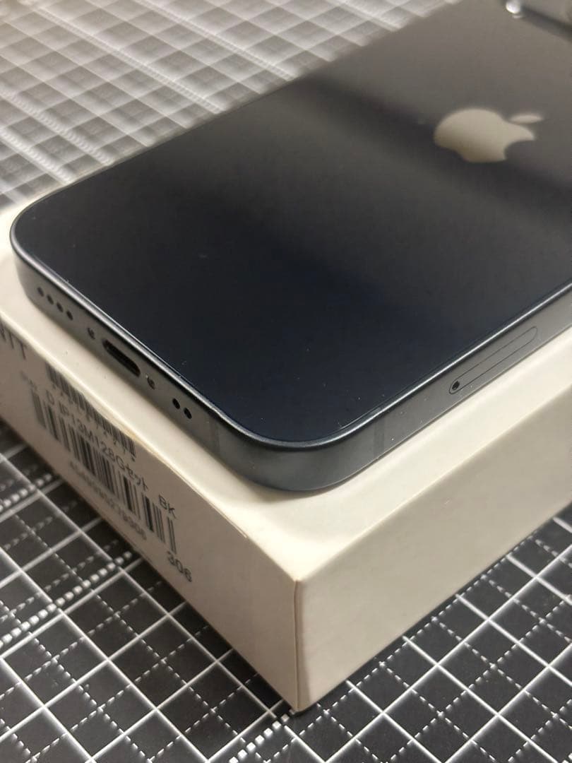 iPhone 13 mini 128GB ミッドナイト 美品 バッテリー76％