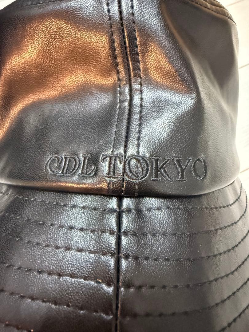 CDL TOKYO レザー バケットハット S/M 試着のみ 登坂 着用