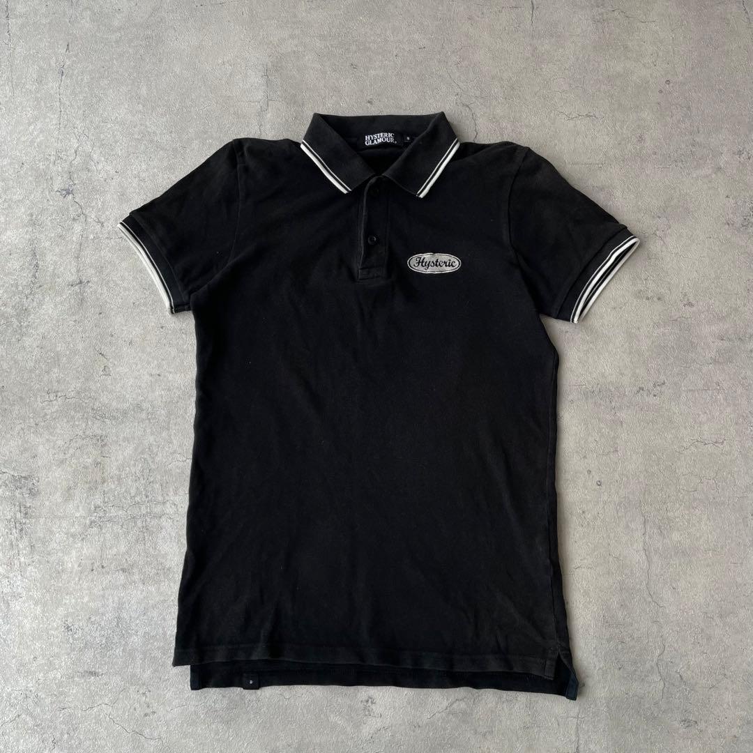 HYSTERIC GLAMOUR ポロシャツ ヒスガール 黒