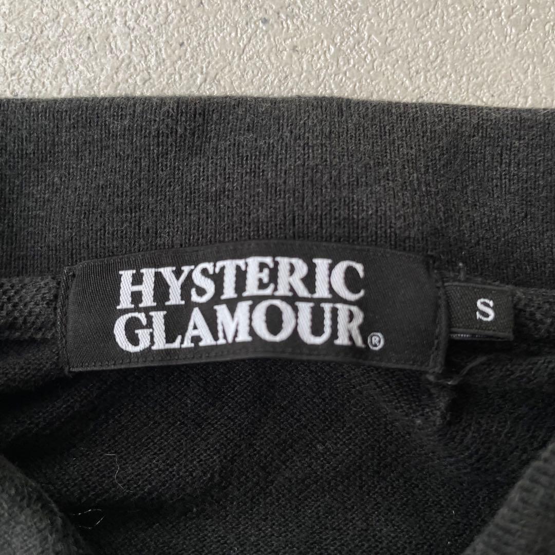 HYSTERIC GLAMOUR ポロシャツ ヒスガール 黒