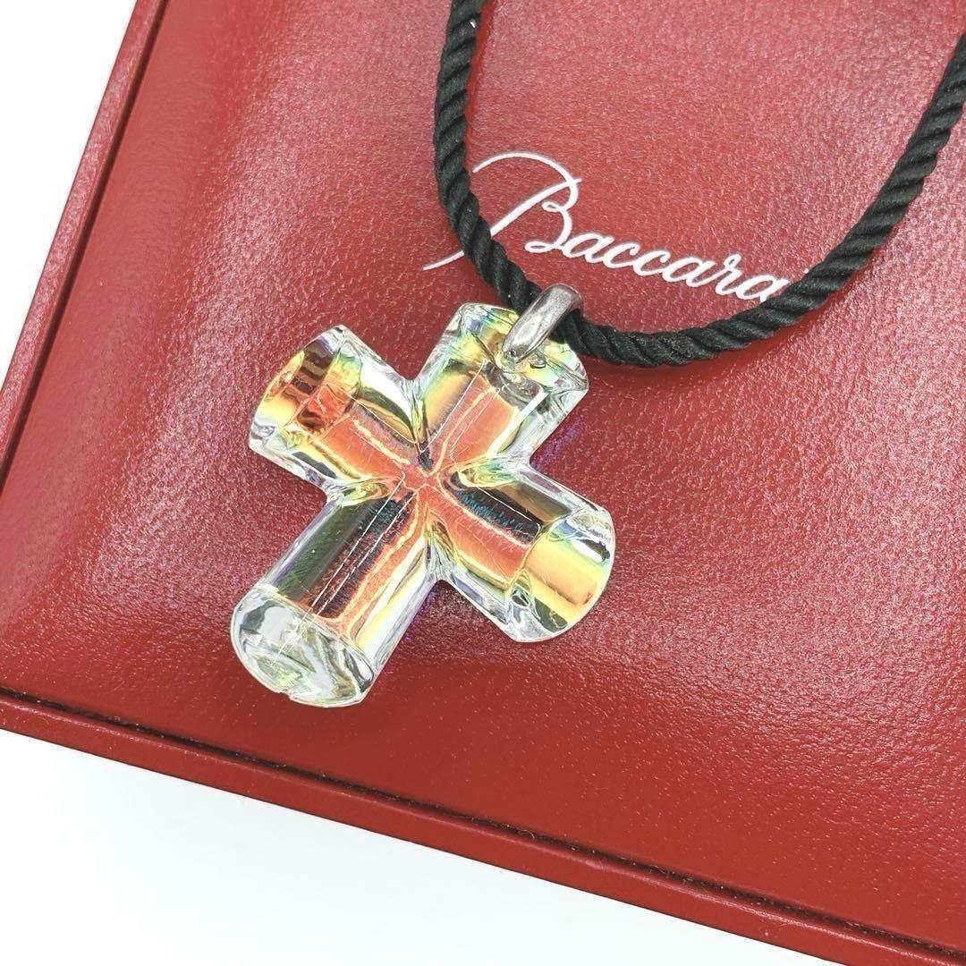 Baccarat　バカラ　ネックレス　エデン　イリゼ　クリア　クロス　十字架