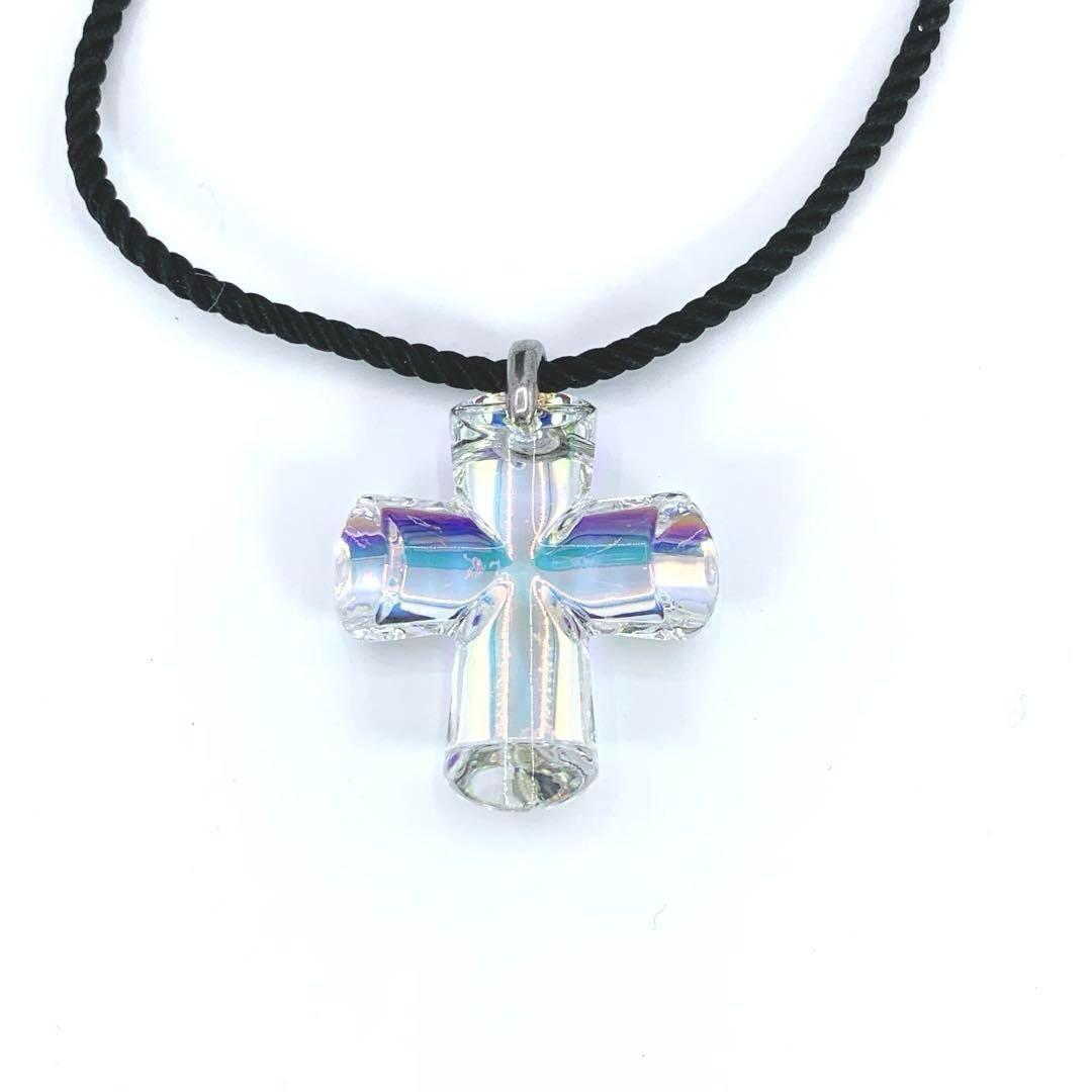 Baccarat　バカラ　ネックレス　エデン　イリゼ　クリア　クロス　十字架