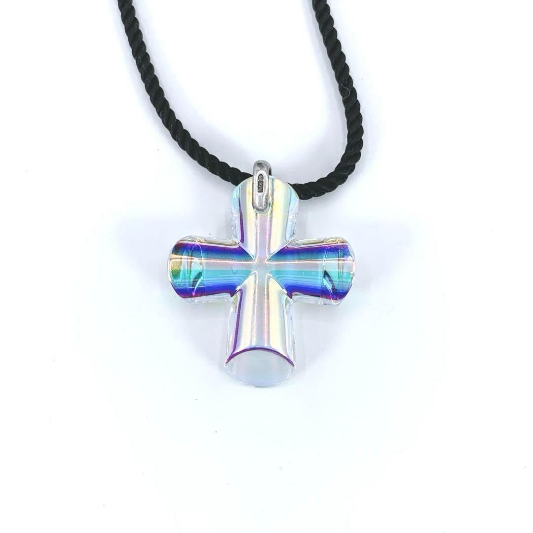 Baccarat　バカラ　ネックレス　エデン　イリゼ　クリア　クロス　十字架