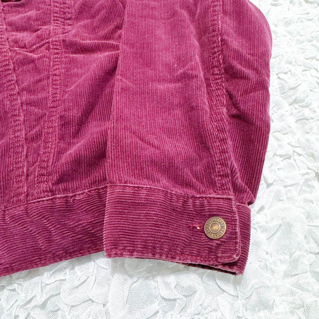 【希少】70s Levi's 70505 USA製　コーデュロイジャケット　赤