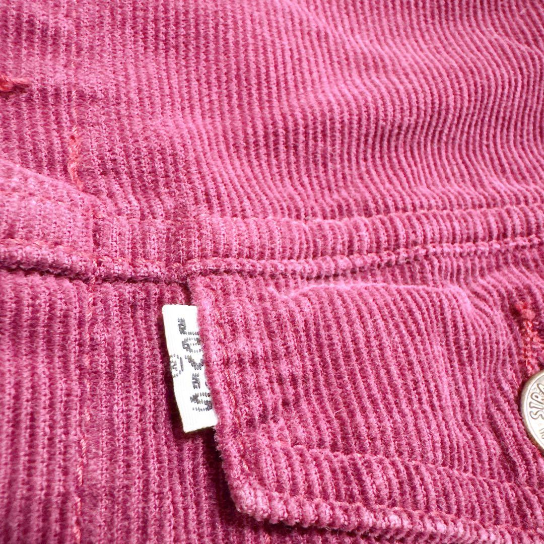 【希少】70s Levi's 70505 USA製　コーデュロイジャケット　赤